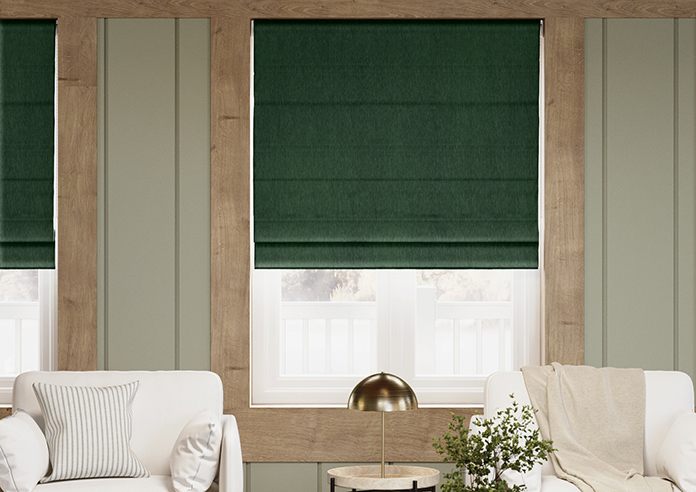 Kent, Green - Twist&Fit Roman Blind - Image 3